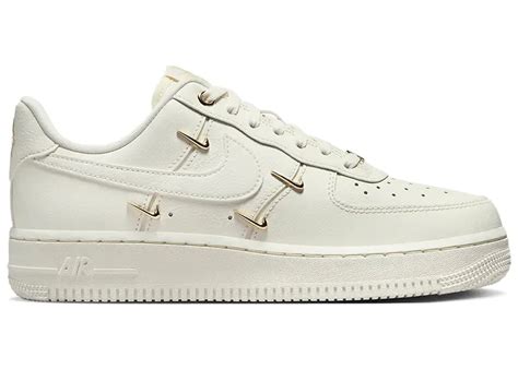 nike air force mini swooshes|Nike Air Force 1 '07 LX CN Sail Gold Mini Swooshes .